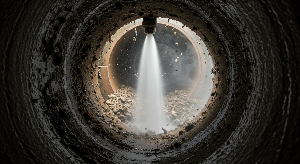 sewer line cleaning